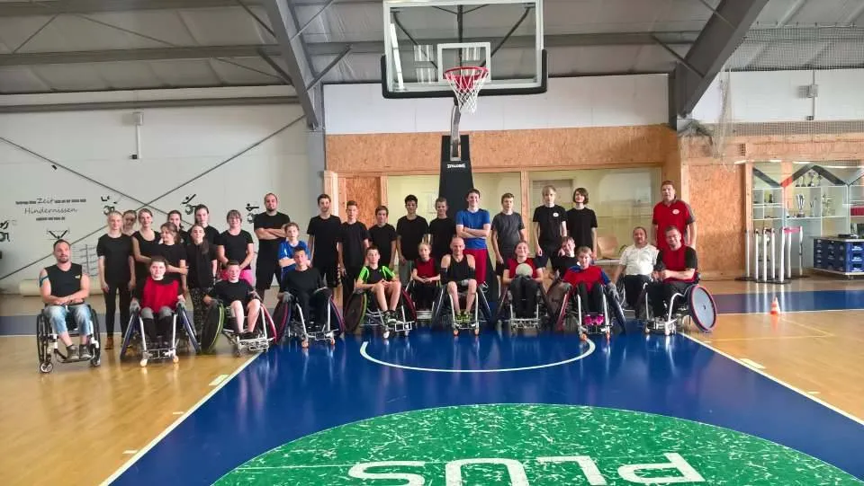 Ein Training der anderen Art: Rollstuhlrugby