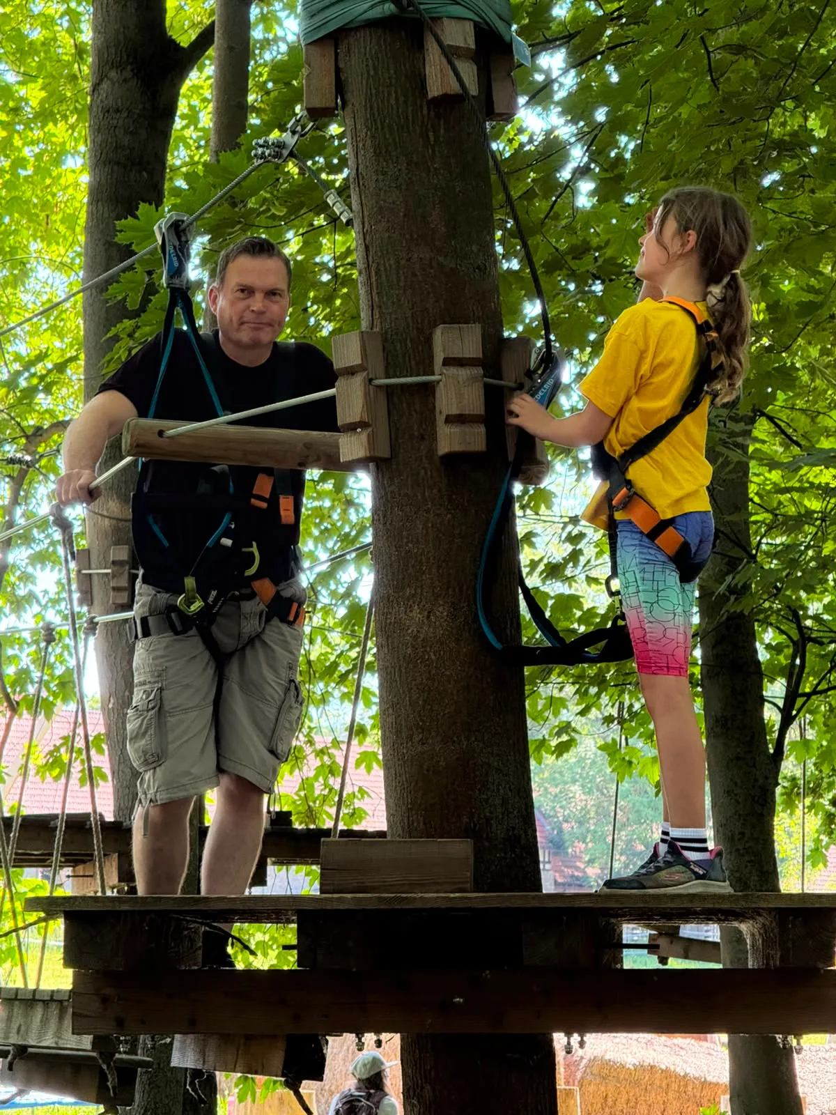 Galeriebild zu Kinder- und Jugendvereinsausflug 2026: Mut, Höhenrausch & Teamgeist im Kletterwald
