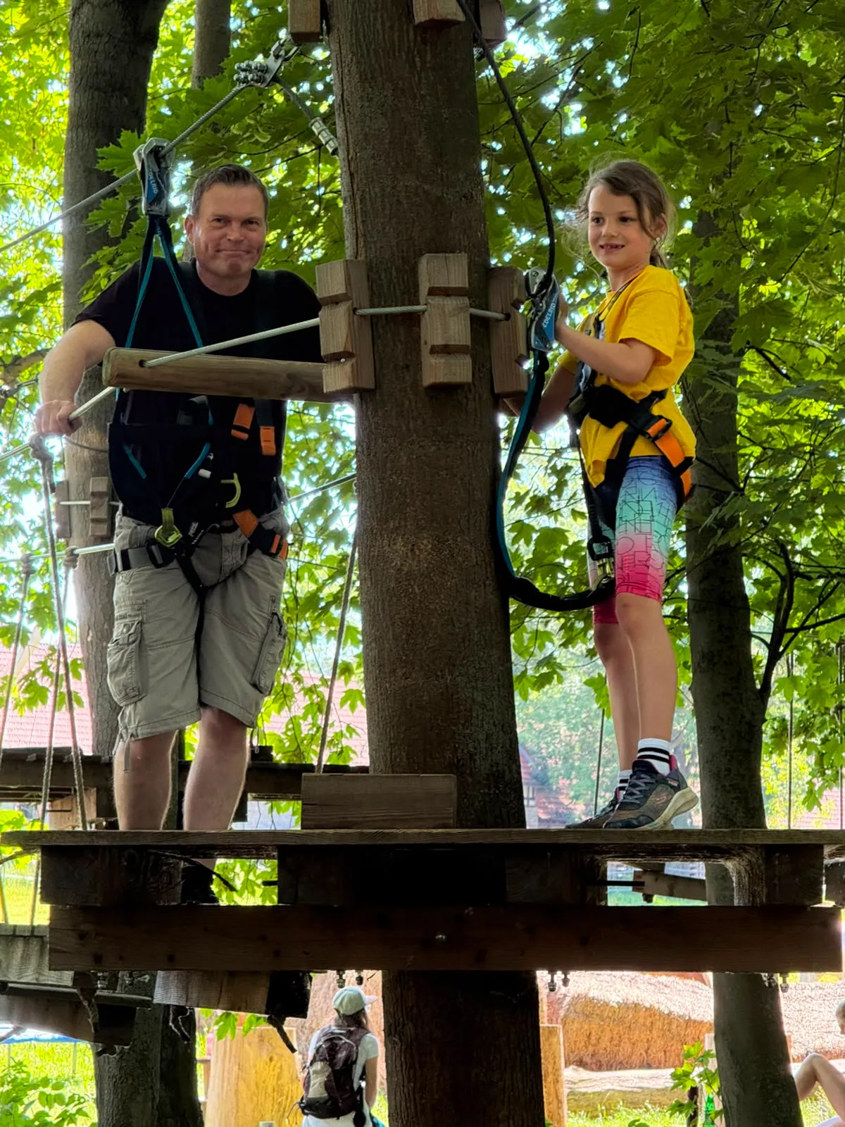 Galeriebild zu Kinder- und Jugendvereinsausflug 2026: Mut, Höhenrausch & Teamgeist im Kletterwald